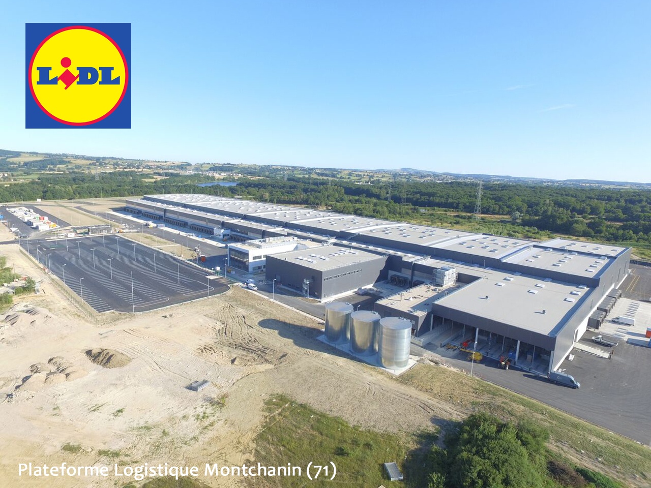 LIDL France inaugure sa nouvelle plateforme logistique à  Montchanin (71)