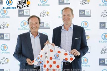 Leclerc, nouveau sponsor du maillot à  pois du Tour de France
