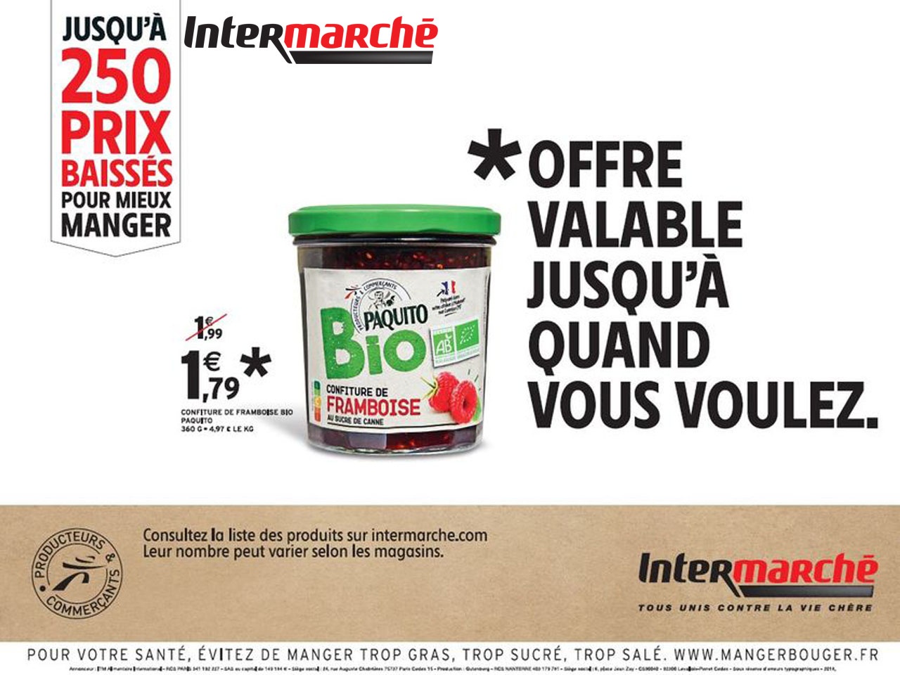 Intermarché : une nouvelle initiative pour démocratiser le mieux-manger