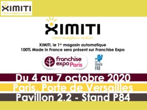 XIMITI, le 1er magasin automatique 100% Made in France sera présent sur Franchise Expo