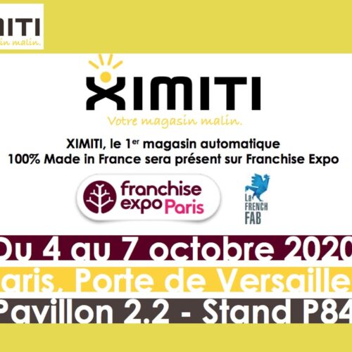 XIMITI, le 1er magasin automatique 100% Made in France sera présent sur Franchise Expo