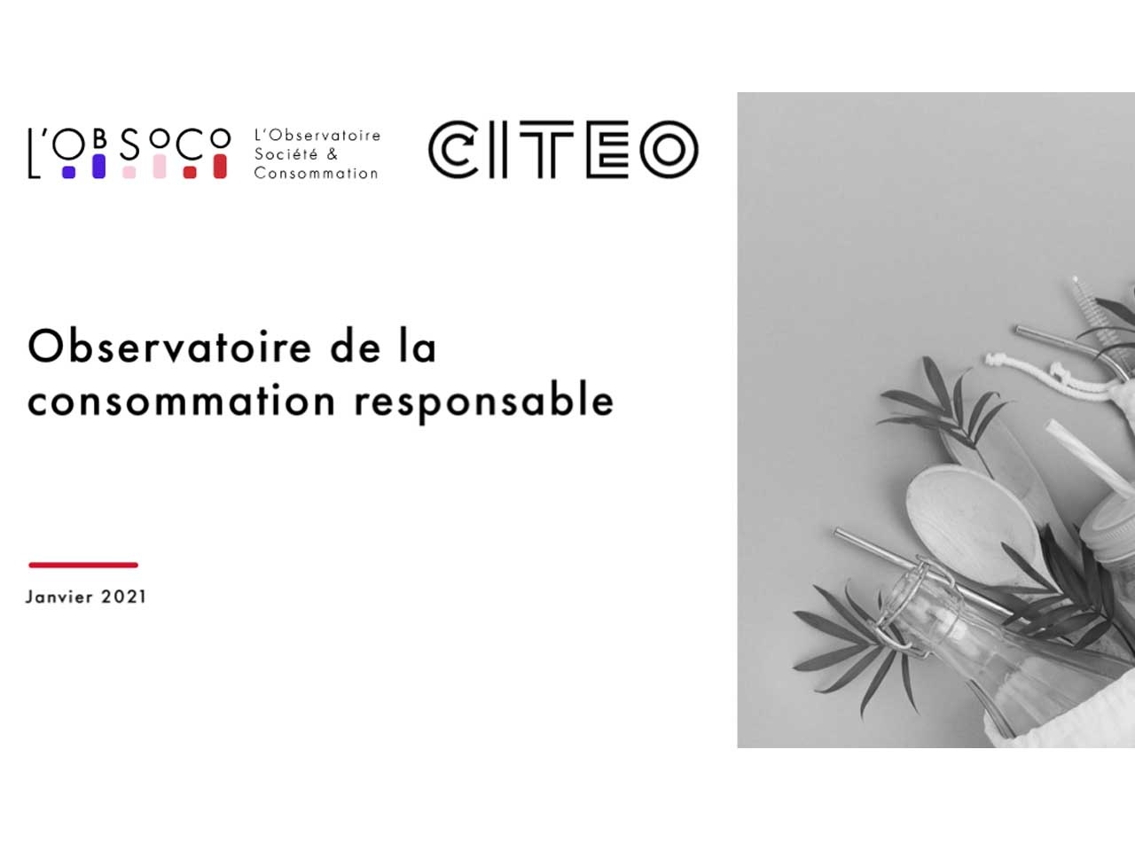 Observatoire l’ObSoCo et Citeo : Les représentations et les pratiques des Français face à la consommation responsable